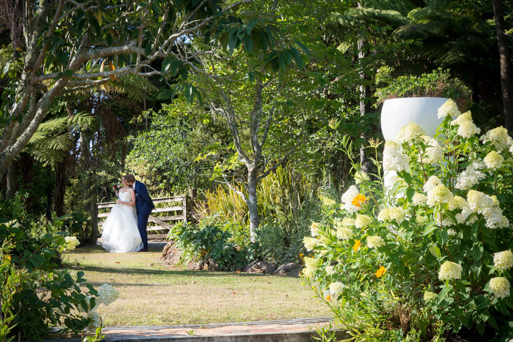 Pretty country garden for wedding photos Seronera Kerikeri