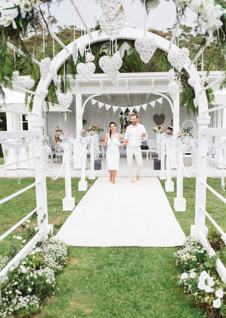 small wedding at seronera country gardens